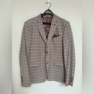 Men's Plaid Suit Jacket